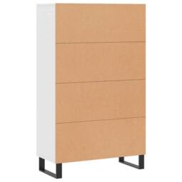 Berkfield Home Highboard White 69.5x31x115 cm Engineered Wood - thumbnail 8