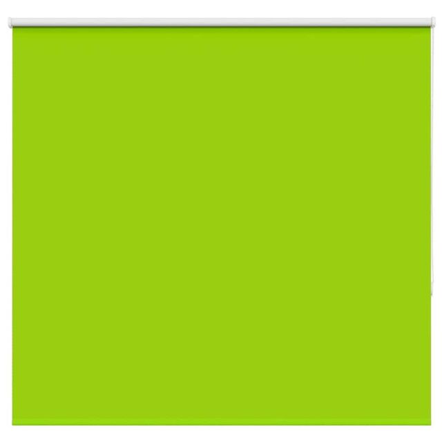 Berkfield Home Roller Blind Blackout Leaves Green 145x175 cm Fabric Width 141.6 cm Polyester - image 1