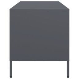 Berkfield Home TV Cabinet Anthracite 68x39x43.5 cm Cold-rolled Steel in Black - thumbnail 6