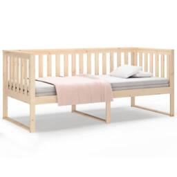 Berkfield Home Beautiful Day Bed 90x200 cm Solid Wood Pine in Natural - thumbnail 3