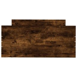 Berkfield Home Bed Frame Smoked Oak 100x200 cm Engineered Wood in Brown - thumbnail 4
