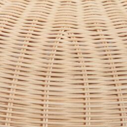 Ruma Round Rattan Table Lamp with Cylinder Shade in Natural - thumbnail 5