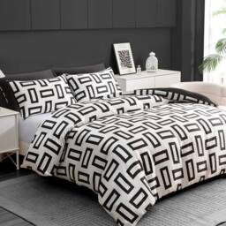 Grace Premium Satin Silk Duvet Cover Set Luxurious Bedding Sets in White - Size: Double - thumbnail 1