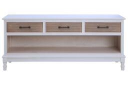 Orsina Shaker Design 3 Drawer Cabinet, Elegant Slim Drawer Cabinet, Ample Storage Cupboard Drawer For Bedroom in White - thumbnail 6