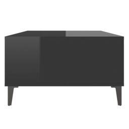Berkfield Home Coffee Table High Gloss Black 103.5x60x35 cm Engineered Wood - thumbnail 6