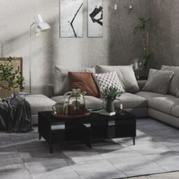 Berkfield Home Coffee Table High Gloss Black 103.5x60x35 cm Engineered Wood - thumbnail 3