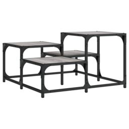 Berkfield Home Coffee Table Grey Sonoma 68x68x40 cm Engineered Wood - Size: 68 x 68 x 40 cm - thumbnail 2