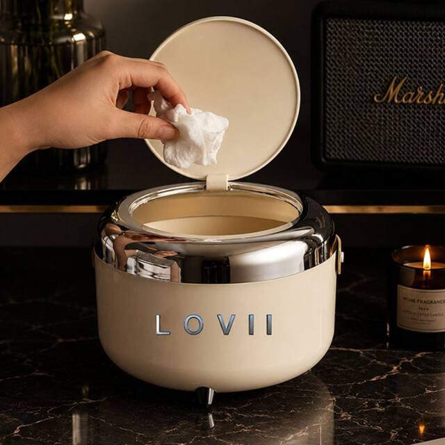 Lovii Signature Waste Bin Cream - image 1