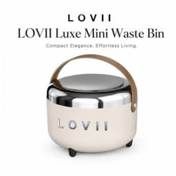 Lovii Signature Waste Bin Cream - thumbnail 2