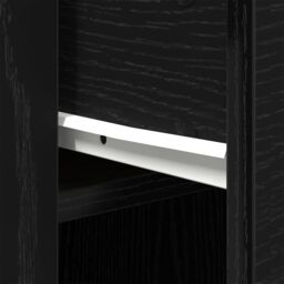 Berkfield Home Desk Black Oak 100x49x75 cm Engineered Wood - Size: 100 x 49 x 75 cm - thumbnail 9