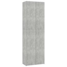 Berkfield Home Office Cabinet Concrete Grey 60x32x190 cm Engineered Wood - Size: 60 x 32 x 190 cm - thumbnail 3