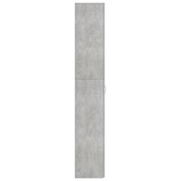 Berkfield Home Office Cabinet Concrete Grey 60x32x190 cm Engineered Wood - Size: 60 x 32 x 190 cm - thumbnail 7