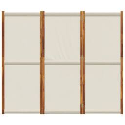 Berkfield Home 3-Panel Room Divider Light Grey 210x180 cm - thumbnail 4