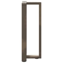 Berkfield Home Console Table Legs T-Shaped¬†2 pcs Natural Steel 38x25x(72-73) cm Steel in Black - thumbnail 5