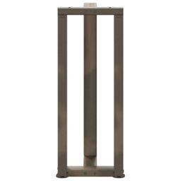 Berkfield Home Console Table Legs T-Shaped¬†2 pcs Natural Steel 38x25x(72-73) cm Steel in Black - thumbnail 6