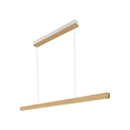 Nordlux Modern Indoor Pendant Light Brown Wood Intergrated LED 30, 000hrs - Mains Powered, IP20