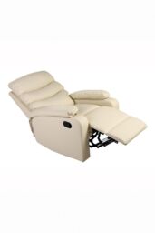More4Homes Ashby Leather Recliner Armchair Sofa Home Lounge Chair in Cream - thumbnail 6