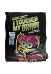 Spongebob Touched My Brain Silky Touch Super Soft Throw Blanket 152 X 127 cm in White - thumbnail 2