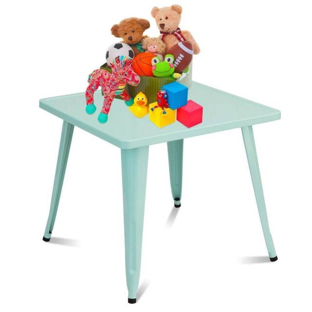 EONLION Steel Children Activity Table in Blue - Size: 100 cm - image 1