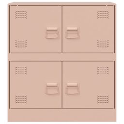 Berkfield Home Sideboard Pink 67x39x73 cm Steel - Size: 67 x 39 x 73 cm - thumbnail 6