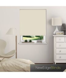 New Edge Blinds Thermal Blackout Roller Trimmable Blinds 165cm Drop in Natural - Size: 180 cm width x 165 cm drop - thumbnail 2