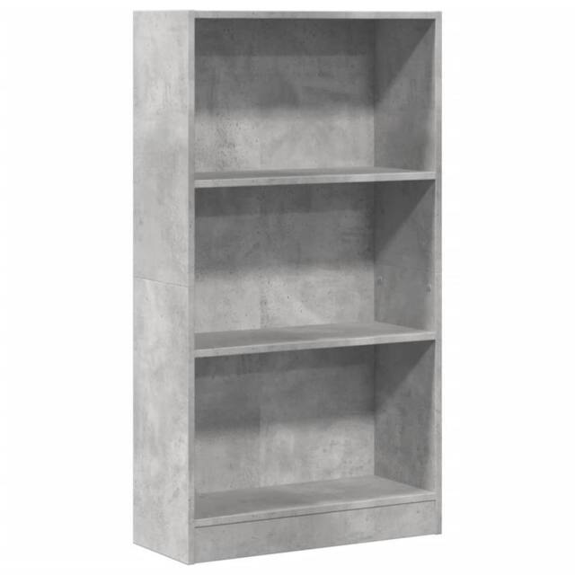 Berkfield Home Bookcase Concrete Grey 60x24x109 cm Engineered Wood - Size: 60 x 24 x 109 cm - image 1