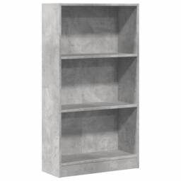 Berkfield Home Bookcase Concrete Grey 60x24x109 cm Engineered Wood - Size: 60 x 24 x 109 cm - thumbnail 1