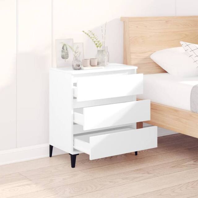 Berkfield Home Sideboard White 60x35x70 cm Engineered Wood - Size: 60 x 35 x 70 cm - image 1