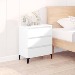 Berkfield Home Sideboard White 60x35x70 cm Engineered Wood - Size: 60 x 35 x 70 cm - thumbnail 2
