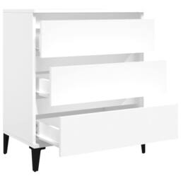Berkfield Home Sideboard White 60x35x70 cm Engineered Wood - Size: 60 x 35 x 70 cm - thumbnail 7