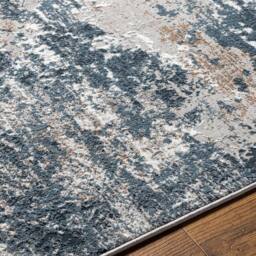 Livabliss Allegro-Abstract Blue Bleige Grey Modern Marble Living Dining Rug - Size: 200 cm x 275 cm - thumbnail 7
