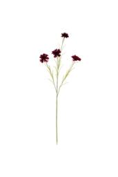KDMD Burgundy Cornflower Stem - Realistic Artificial Flower for Decor - thumbnail 2