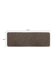 JVL Tanami Machine Washable Barrier Runner Doormat 50x150cm Brown - Size: 50 cm x 150 cm - thumbnail 5