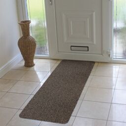 JVL Tanami Machine Washable Barrier Runner Doormat 50x150cm Brown - Size: 50 cm x 150 cm - thumbnail 2