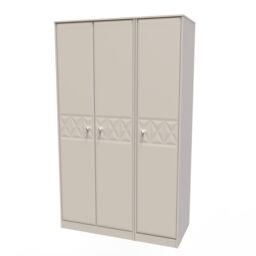 Ready Assembled 2 U Toledo 3 Door Wardrobe (Ready Assembled) in Taupe - Size: Large - thumbnail 3
