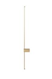 360° Adjustable Linear LED Wall Light Corded White Lighting in Gold - thumbnail 3