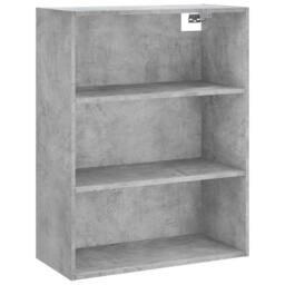 Berkfield Home Highboard Concrete Grey 69.5x34x180 cm Engineered Wood - thumbnail 5