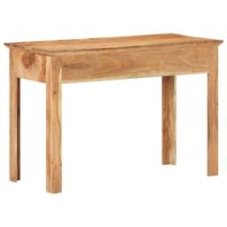 Berkfield Home Desk 110x50x75 cm Solid Reclaimed Wood in Brown - Size: 110 x 50 x 75 cm - thumbnail 4