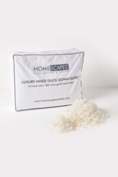Homescapes Luxury White Duck Down 9 Tog Duvet - Size: Single - thumbnail 4
