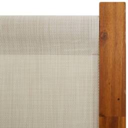 Berkfield Home 5-Panel Room Divider Light Grey 350x180 cm - thumbnail 6