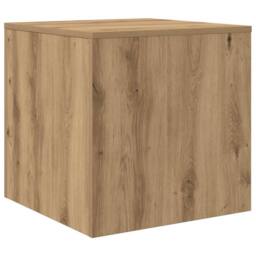 Berkfield Home Nesting Tables 3 pcs Artisan Oak Engineered Wood in Brown - thumbnail 9