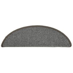 Berkfield Home Carpet Stair Treads 15 pcs Grey 56x17x3 cm - Size: Medium - thumbnail 5