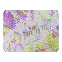 Benjamin Tate Design London Roof Tops Blanket in Natural - Size: 120 cm x 150 cm - thumbnail 1