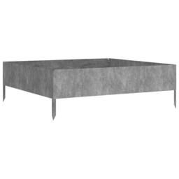 Berkfield Home Garden Raised Bed 100x100x33.5 cm Corten Steel in Brown - thumbnail 4