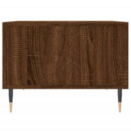 Berkfield Home Modern Coffee Table Brown Oak 60x50x36.5 cm Engineered Wood - thumbnail 5