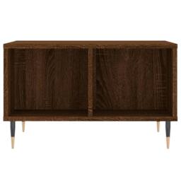 Berkfield Home Modern Coffee Table Brown Oak 60x50x36.5 cm Engineered Wood - thumbnail 4
