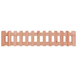 Berkfield Home Garden Raised Bed with Fence Design 150x30x30 cm Solid Wood Douglas in Brown - Size: 150 x 30 x 30 cm - thumbnail 5