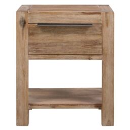 Berkfield Home Nightstands with Drawers 2 pcs 40x30x48 cm Solid Acacia Wood in Brown - Size: 40 x 30 x 48 cm - thumbnail 3