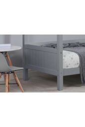 Birlea Home Bed Children's Wooden Bed Frame in Grey - Size: Single - thumbnail 3