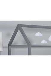 Birlea Home Bed Children's Wooden Bed Frame in Grey - Size: Single - thumbnail 2